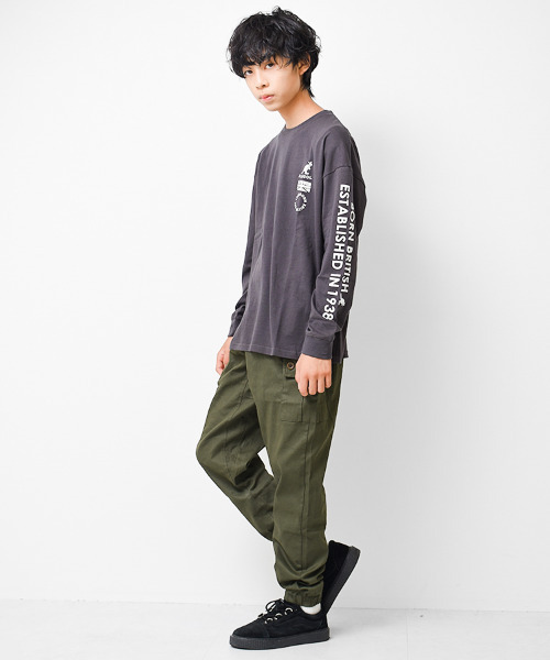 RAT EFFECT(ラットエフェクト)の「裏フリースツイルクライミングジョガーカーゴパンツ(カーゴパンツ・キッズ・チャコールグレー/カーキ/ブラック・140/150/170/160/130)」の9枚目の写真