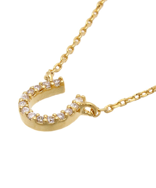 SHIPS for women（シップスフォーウィメン）の「Tai:ホースシューネックレス（ネックレス・レディース・ゴールド・ONE SIZE）」の2枚目の写真