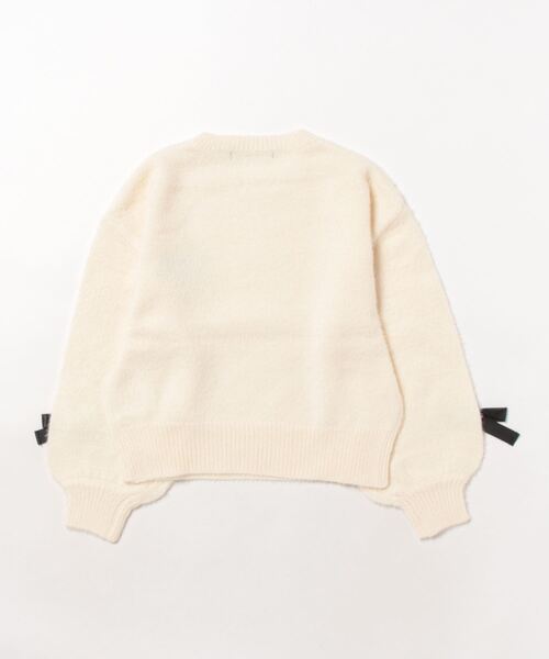 by LOVEiT（バイラビット）の「袖リボンシャギーニット（ニット/セーター・キッズ・オフホワイト/ブルー/モカ・150cm/120cm/160cm/130cm/140cm）」の17枚目の写真