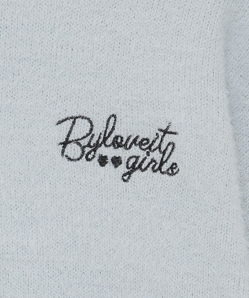 by LOVEiT（バイラビット）の「袖リボンシャギーニット（ニット/セーター・キッズ・オフホワイト/ブルー/モカ・150cm/120cm/160cm/130cm/140cm）」の13枚目の写真