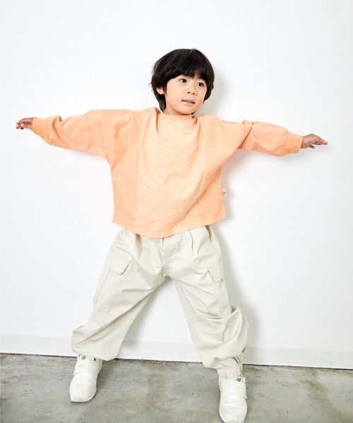 MAKE YOUR DAY（メイクユアデイ）の「カーゴパンツ■80～140cm（カーゴパンツ・キッズ・アイボリー/グリーン・110/120/80/100/140/130/90）」の10枚目の写真