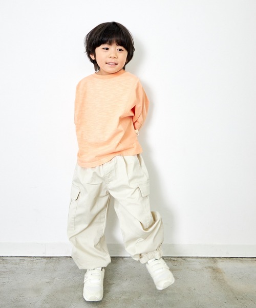 MAKE YOUR DAY（メイクユアデイ）の「カーゴパンツ■80～140cm（カーゴパンツ・キッズ・アイボリー/グリーン・110/120/80/100/140/130/90）」の9枚目の写真