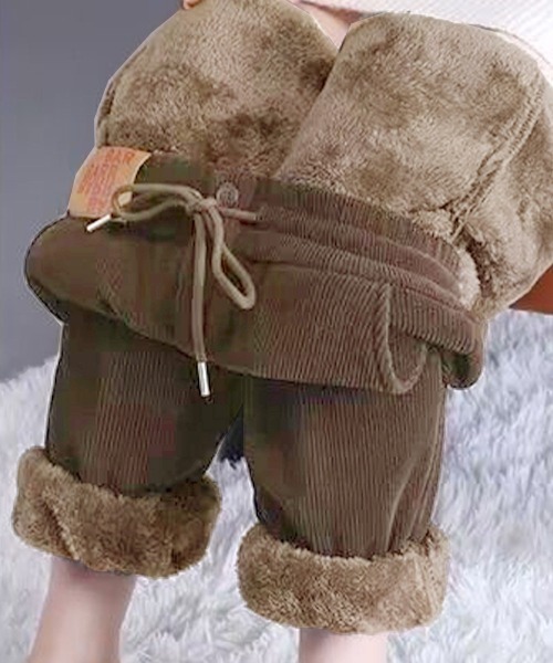 Miniministore(ミニミニストア)の「裏起毛 コーデュロイパンツ レディース冬(カーゴパンツ・レディース・ブラック/ブラウン/ダークグレー/ベージュ・M/L/S)」の19枚目の写真