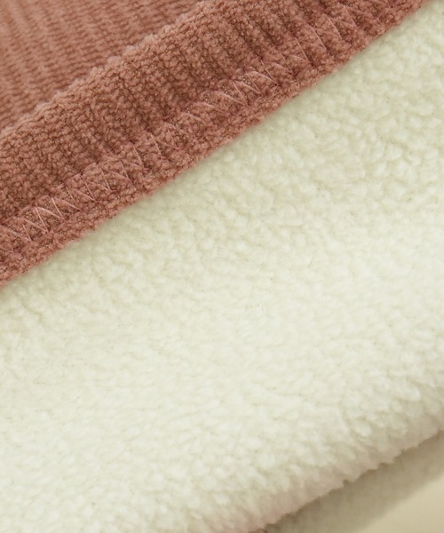 DAY CLOSET（デイ クローゼット）の「【裏起毛/大きいサイズ有/ウエストゴム調整紐付き】冬に暖かコーデュロイワイドシルエットパンツ レディース（その他パンツ・レディース・ダークネイビー/ピンク/アイボリー/ブラック/ブラウン/ダークグレー・M/S/XL/L）」の16枚目の写真