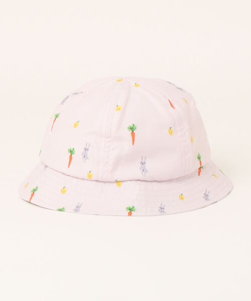 HAKKA BABY（ハッカベビー）の「[ベビー]プチベジアニマルプリントハット（ハット・キッズ・ピンク/サックスブルー・S/SS）」の3枚目の写真