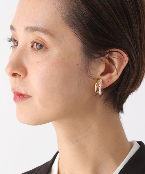 LEPSIM（レプシィム）の「【入卒式／セレモニー】パールクリップ　993886（イヤリング・レディース・ゴールド系その他/ゴールド系その他2/ゴールド・ONE SIZE）」の3枚目の写真