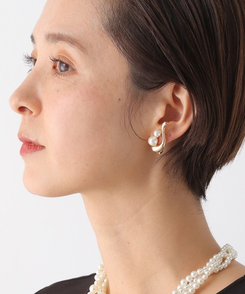 LEPSIM（レプシィム）の「【入卒式／セレモニー】パールクリップ　993886（イヤリング・レディース・ゴールド系その他/ゴールド系その他2/ゴールド・ONE SIZE）」の7枚目の写真