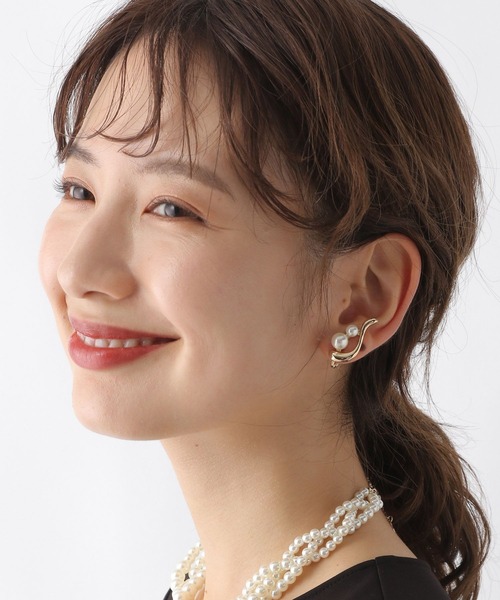 LEPSIM（レプシィム）の「【入卒式／セレモニー】パールクリップ　993886（イヤリング・レディース・ゴールド系その他/ゴールド系その他2/ゴールド・ONE SIZE）」の8枚目の写真