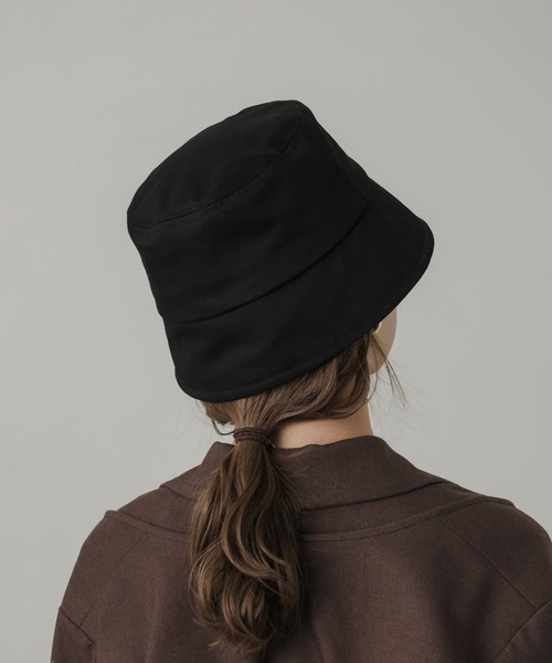 SMELLY(スメリー)の「ダウンブリムバケットハット(ハット・レディース・モカ/アイボリー/ブラック・-)」の21枚目の写真