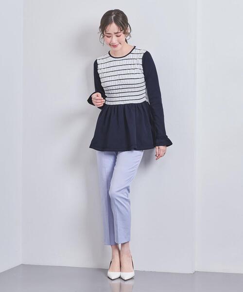 UNITED ARROWS レディース トップス ニット ペプラム 長袖 グレー 楽天市場】ペプラム（ブランドユナイテッドアローズ）（トップス