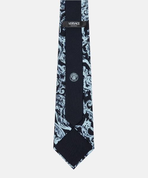 VERSACE(ヴェルサーチ)の「バロッコ ステンシル シルク ネクタイ(ネクタイ・メンズ・ブラック・ONE SIZE)」の2枚目の写真