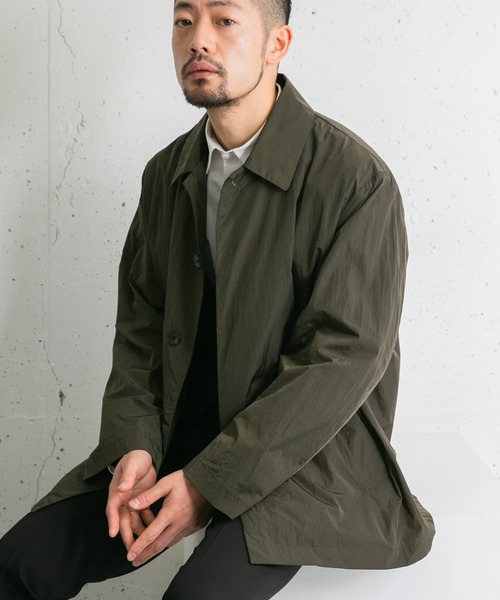 【セール】『撥水』『XLサイズあり』セットインナイロンハーフコート（ナイロンジャケット）｜URBAN RESEARCH ROSSO MEN（アーバンリサーチロッソメン）