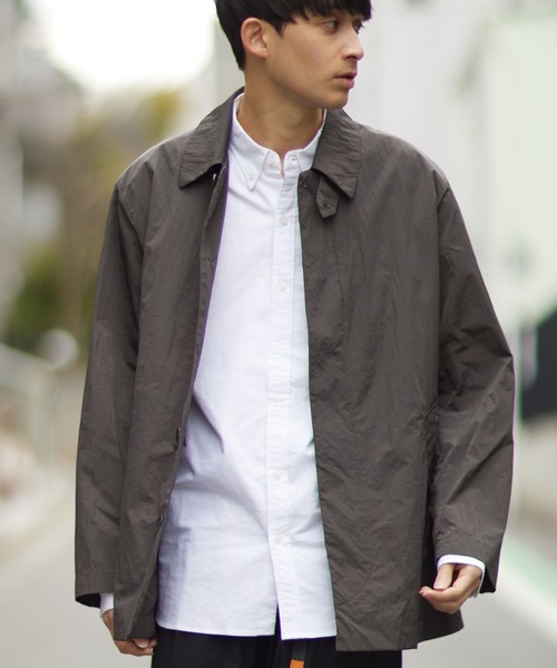 ジャケット・アウター a セール】『撥水』『XLサイズあり』セットインナイロンハーフコート
