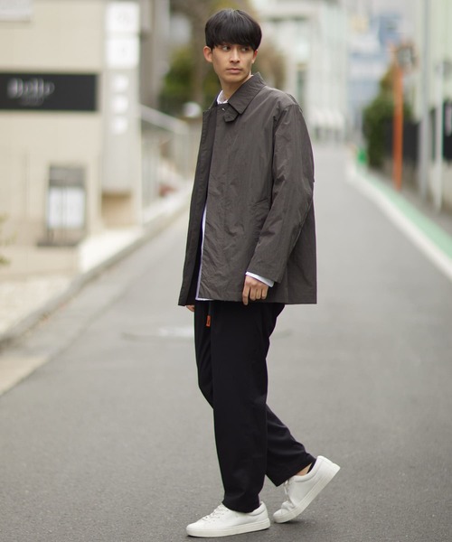 セール】『撥水』『XLサイズあり』セットインナイロンハーフコート