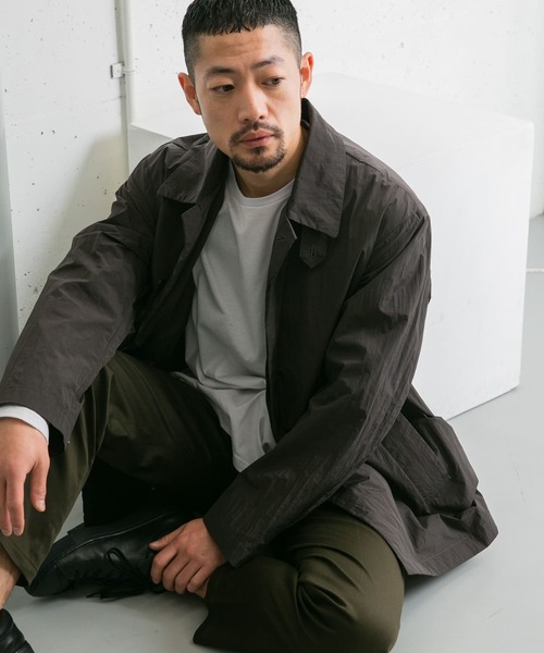 セール】『撥水』『XLサイズあり』セットインナイロンハーフコート