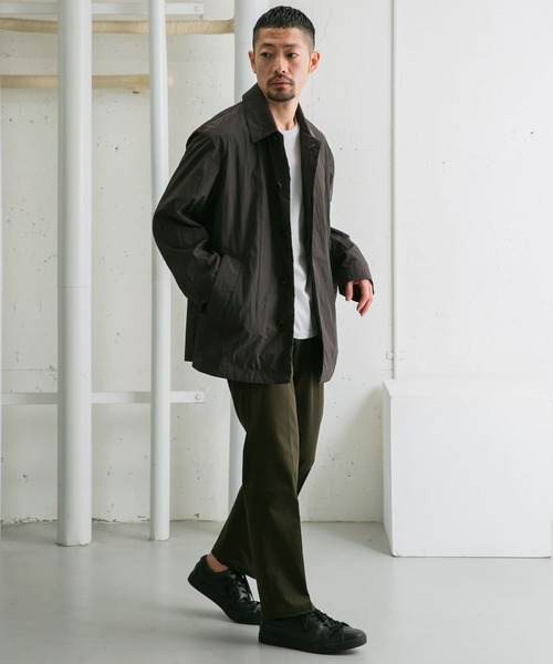 セール】『撥水』『XLサイズあり』セットインナイロンハーフコート