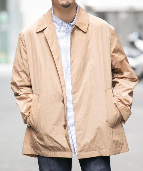 【セール】『撥水』『XLサイズあり』セットインナイロンハーフコート（ナイロンジャケット）｜URBAN RESEARCH ROSSO MEN（アーバンリサーチロッソメン）