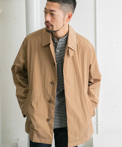 【セール】『撥水』『XLサイズあり』セットインナイロンハーフコート（ナイロンジャケット）｜URBAN RESEARCH ROSSO MEN（アーバンリサーチロッソメン）