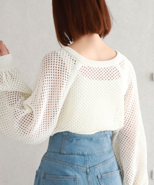 YUKI HASHIMOTO チェーンメッシュニット　46 42cd014-28942-01b.jpg
