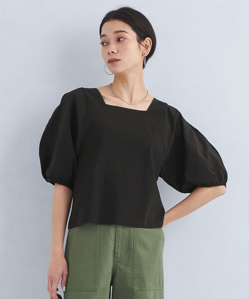 green label relaxing バルーンスリーブブルゾン size SHORTあり］バルーンスリーブ ブルゾン