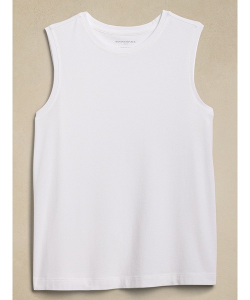 BANANA REPUBLIC FACTORY STORE(バナナリパブリック ファクトリーストア)の「BANANA REPUBLIC FACTORY STORE タイムレスタンクトップ(Tシャツ/カットソー・レディース・イエロー/ブラック/ライトブルー/ホワイト/ラベンダー/カーキ・S/M/L/XS)」の7枚目の写真
