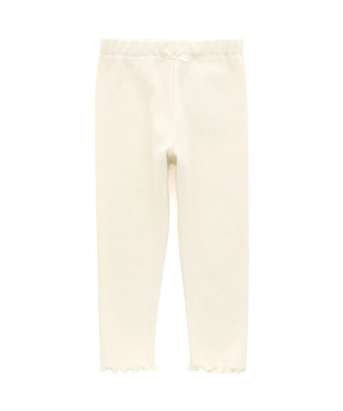 Ampersand(アンパサンド)の「9分レギンス(レギンス/スパッツ・キッズ・アイボリー/ラベンダー/チャコール/グレー・95/140/80/90/100/110/120/130)」の1枚目の写真