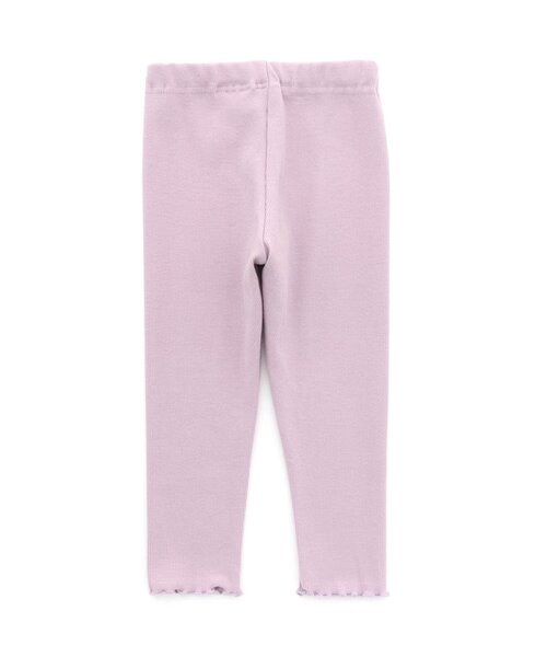 Ampersand(アンパサンド)の「9分レギンス(レギンス/スパッツ・キッズ・アイボリー/ラベンダー/チャコール/グレー・95/140/80/90/100/110/120/130)」の8枚目の写真