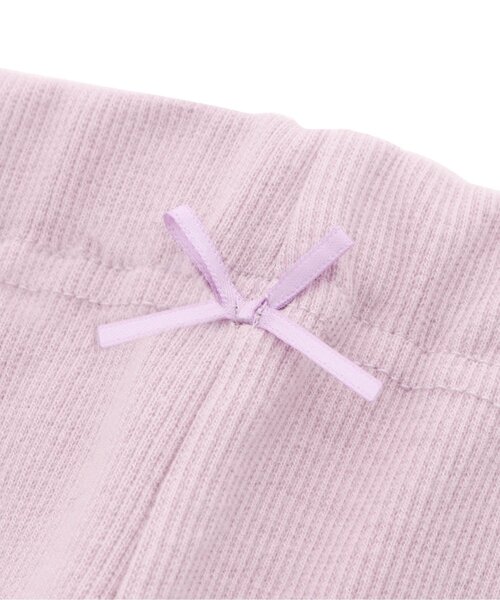 Ampersand(アンパサンド)の「9分レギンス(レギンス/スパッツ・キッズ・アイボリー/ラベンダー/チャコール/グレー・95/140/80/90/100/110/120/130)」の10枚目の写真