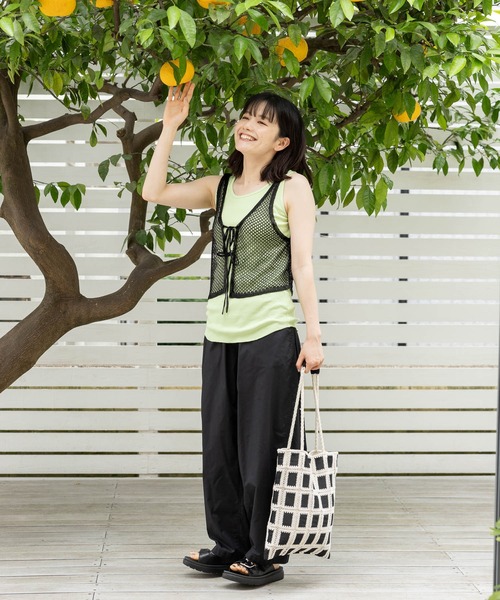 本日限り！JUST CAMPAGNE レース編みトートバッグ 本日限り！JUST CAMPAGNE レース編みトートバッグ