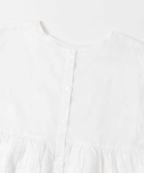 URBAN RESEARCH DOORS（アーバンリサーチドアーズ）の「『親子リンク』コットンボイル2WAYブラウス(KIDS)（シャツ/ブラウス・キッズ・ミント/オフホワイト・135/120/105）」の5枚目の写真