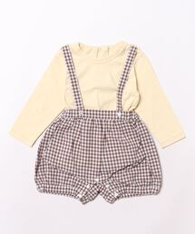 hakka baby（ハッカベビー）の「[ベビー]サスペンダー付きパンツTシャツセット（その他ベビーウェア）」