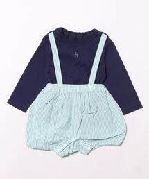 hakka baby（ハッカベビー）の「[ベビー]サスペンダー付きパンツTシャツセット（その他ベビーウェア）」