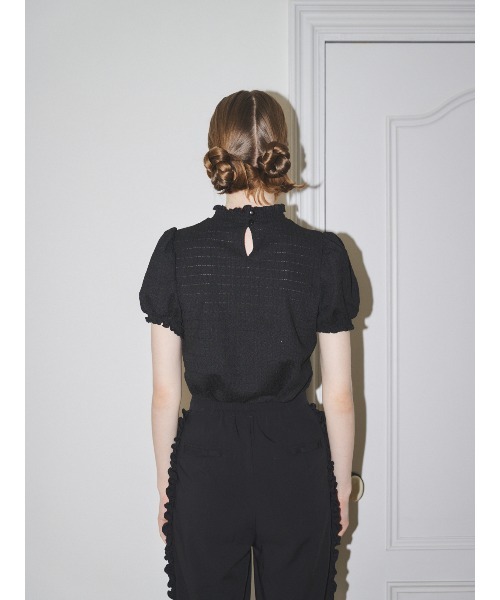 MIRO AMURETTE（ミロアミュレット）の「ME logo Tops（Tシャツ/カットソー・レディース・ブラック/ホワイト・FREE）」の9枚目の写真