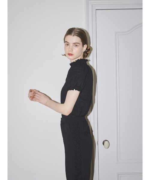 MIRO AMURETTE（ミロアミュレット）の「ME logo Tops（Tシャツ/カットソー・レディース・ブラック/ホワイト・FREE）」の8枚目の写真