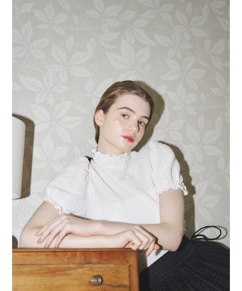 MIRO AMURETTE（ミロアミュレット）の「ME logo Tops（Tシャツ/カットソー・レディース・ブラック/ホワイト・FREE）」の4枚目の写真