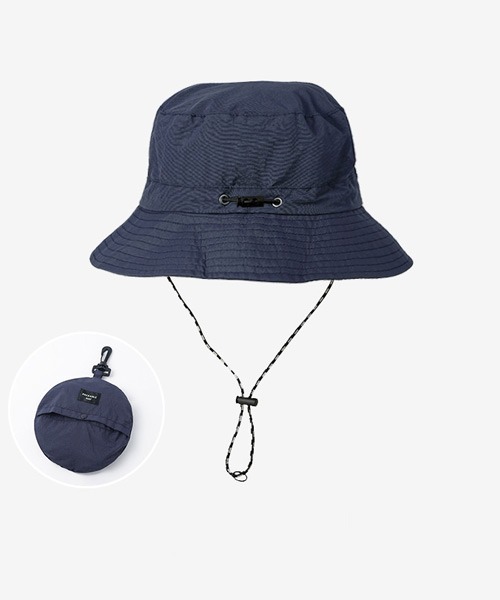 Ressaca（レサーカ）の「ポケッタブルバケットハット 撥水（ハット・メンズ・ネイビー/ブラック/グレー/レンガ/ベージュ/カーキ・FREE）」の5枚目の写真