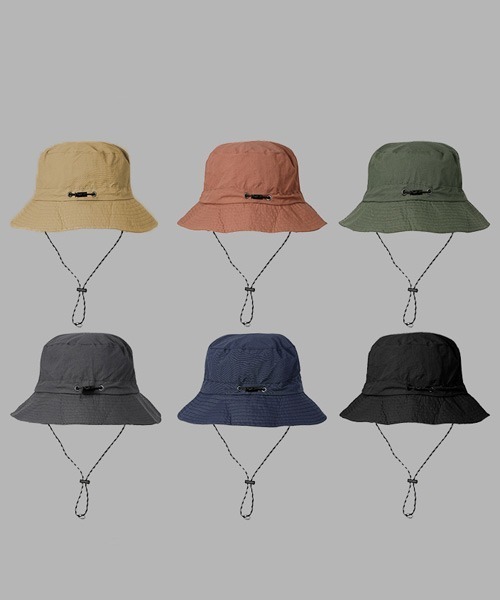 Ressaca（レサーカ）の「ポケッタブルバケットハット 撥水（ハット・メンズ・ネイビー/ブラック/グレー/レンガ/ベージュ/カーキ・FREE）」の10枚目の写真