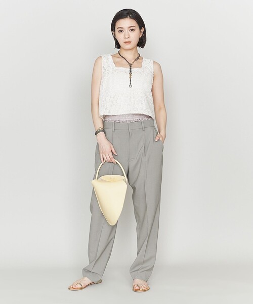ASTRAET(アストラット)の「<ASTRAET>コンビ レイヤード テーパードパンツ(その他パンツ・レディース・ダークグレー/ライトグレー・0/1)」の8枚目の写真