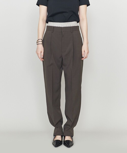 ASTRAET(アストラット)の「<ASTRAET>コンビ レイヤード テーパードパンツ(その他パンツ・レディース・ダークグレー/ライトグレー・0/1)」の9枚目の写真