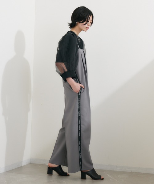 TRANOI. サイドラインロンパース