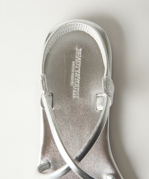 BEAUTY&YOUTH UNITED ARROWS（ビューティーアンドユースユナイテッドアローズ）の「スマートクロス バックストラップ サンダル（サンダル・レディース・シルバー/ブラック/ゴールド・36/38/37）」の17枚目の写真