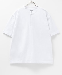 GOOD CREW USコットンヘンリーネック半袖Tシャツ