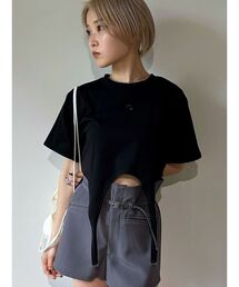 EMODA | ガーターロゴトップ(Tシャツ/カットソー)
