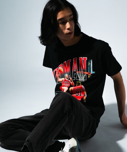 NIKE ナイキ デニスロッドマン 顔プリント Tシャツ オリジナル 90's