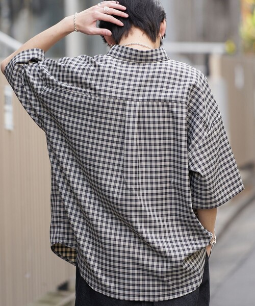 3色 柄シャツ チェックシャツ ギンガムチェック ユニセックス 春 楽天市場】レギュラーカラーシャツ メンズ 長袖