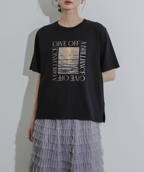 SENSE OF PLACE by URBAN RESEARCH（センスオブプレイスバイアーバンリサーチ）の「グラフィックTシャツ(半袖)（Tシャツ/カットソー・レディース・その他2/その他3/その他1/その他5/その他6/その他4・ONE）」の6枚目の写真