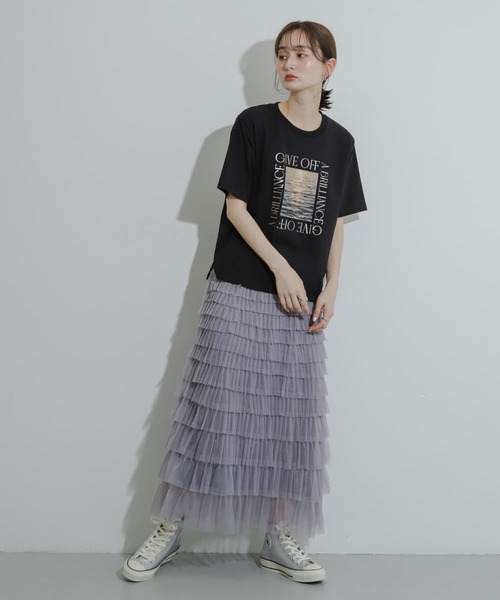 SENSE OF PLACE by URBAN RESEARCH（センスオブプレイスバイアーバンリサーチ）の「グラフィックTシャツ(半袖)（Tシャツ/カットソー・レディース・その他2/その他3/その他1/その他5/その他6/その他4・ONE）」の14枚目の写真