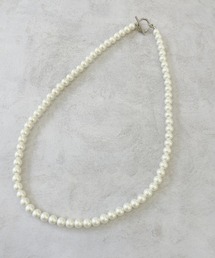 Piena（ピエナ）の「パール連ネックレス メンズ サージカルステンレス製マンテル パール 喜平 50cm アクセサリー メンズパール（ネックレス）」