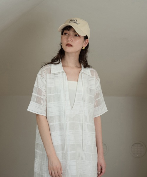 lawgy(ラウジー)の「logo color cap / ロゴカラーキャップ(キャップ・レディース・アイボリー/ブラック/ブラウン・FREE)」の10枚目の写真