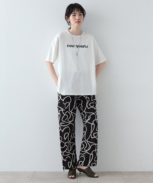 GALLEST（ギャレスト）の「◆フロントロゴTシャツ（Tシャツ/カットソー・レディース・ブラウン系/ホワイト/ブラック/ライトブルー・38）」の5枚目の写真